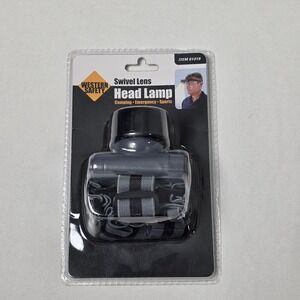Western Safety Head Light Lamp Black Swivel Lens Waterproof 61319 New Sealed